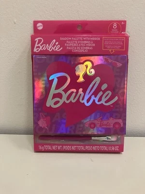 Paleta de sombras de ojos Barbie con espejo 8 tonos diferentes Foto 1 de 4