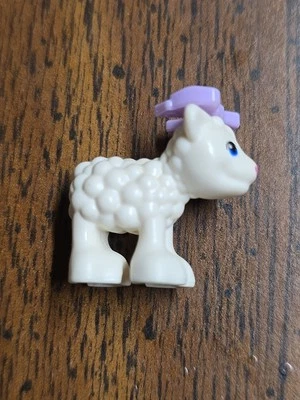 LEGO - Animal - Land - Lamb White - Friends Set 10746 Mia's Farm Suitcase - Image 1 of 4