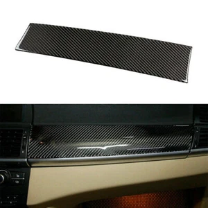 Carbon Fiber Style Dashboard Panel Stickers Trim for BMW X5 E70 X6 E71 2008-2013 - Picture 1 of 6