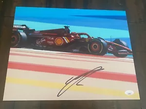 Charles Leclerc signed Ferrari F1 Racing 11X14 photo JSA COA PROOF #4 - Picture 1 of 9