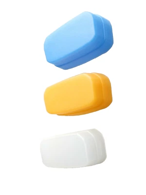 3X Diffusor Lichtformer Blau & Orange & Weiß passend für Canon 270EX Blitzlicht - Bild 1 von 2