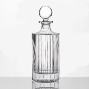 Whiskey Decanter and Glass Stopper 27 Oz Square Decanter for Whiskey, Bourbon, B - Picture 1 of 12