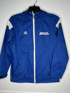 Adidas Womens Full Zip Hooded Jacket Medium Hofstra Field Hockey Team Light - Picture 1 of 6