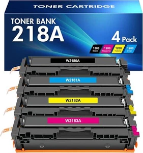 Toner Cartridges 218A 218X 3301dw Compatible for HP Color Laserjet Pro 3301cdw - Picture 1 of 20