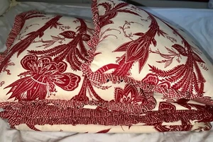 VTG. OSCAR DE LA RENTA KING DUVET SET, RALPH LAUREN, COTTAGE CHIC, TOILE - Picture 1 of 14