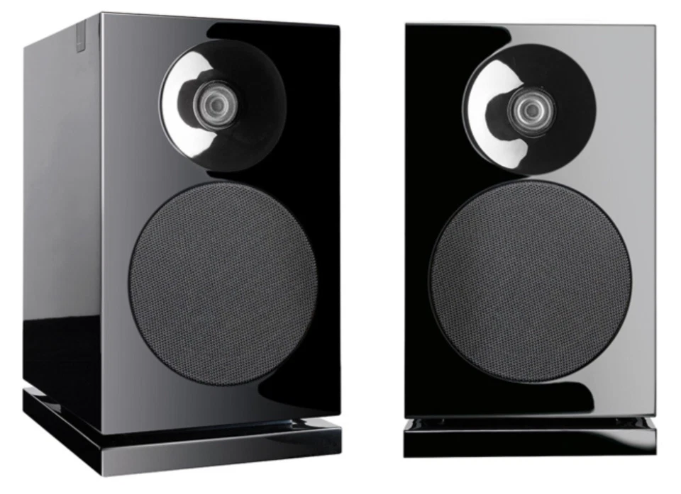 QUADRAL Platinum+ Two Schwarz Regallautsprecher Paar UVP 1.400 € | Neu - Bild 1 von 1