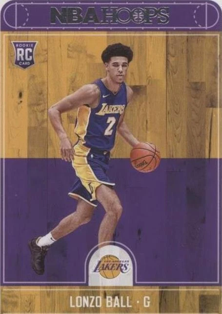2017-18 Panini NBA Hoops - Lonzo Ball #252 (RC)