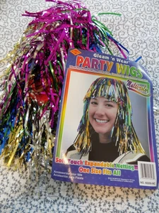 Beistle Gleam N Wear Party Wig ~ Multi-color ~ One Size - Picture 1 of 3