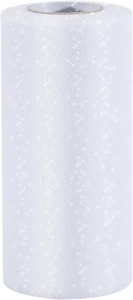 Glitter Tulle Roll Sparkling Tulle Ribbon Fabric Tulle Spool for Wedding Decorat - Picture 1 of 6