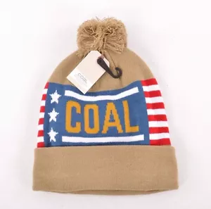 NEU MIT ETIKETT HERREN COAL THE DOWNHILL BOMMEL SNOWBOARD BEANIE $ 34 EINHEITSGRÖSSE khaki - Bild 1 von 2