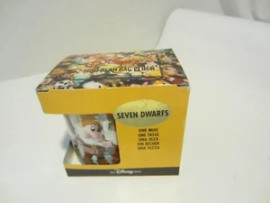 DISNEY Snow white & Seven Dwarves Dwarf mini plush mug NIB - Picture 1 of 6
