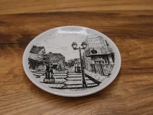 decorative saucer Stadt. Sparkasse Kamen German porcelan - Picture 1 of 3