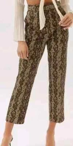 DICKIES Camden Camo Snake Print Pants Multi Womens Size 2 High Rise NWT - Picture 1 of 10