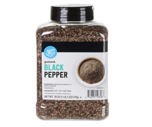 Amazon Brand - Happy Belly Black Pepper, Coarse Ground, 18 oz - Picture 1 of 5