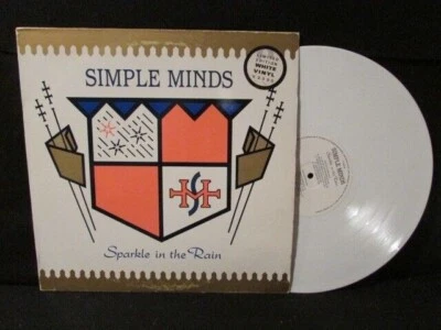 SIMPLE MINDS Sparkle In The Rain WHITE VINYL LP Virgin V2300 UK IMPORT w Inner - Image 1 of 2
