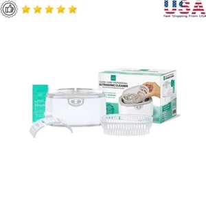 Ultrasonic Jewelry Cleaning Machine W/ Timer & Watch Holder Stainless Steel Tank - Picture 1 of 8