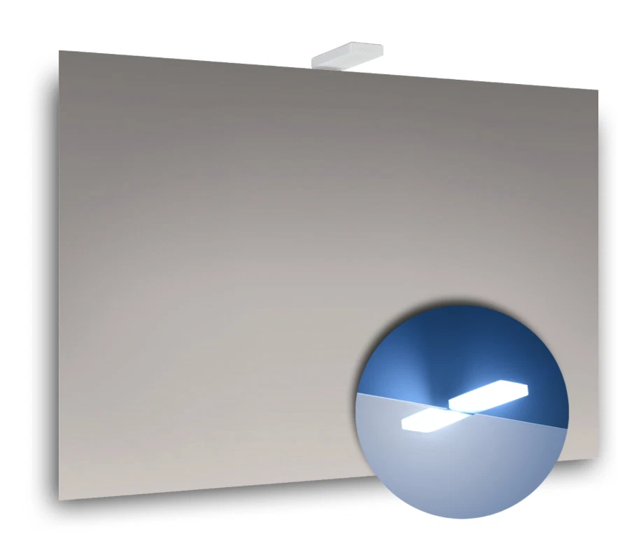 Specchio bagno semplice 70x50 cm con luce a led per specchio - Immagine 1 di 1