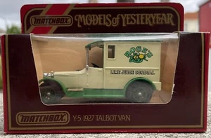 matchbox models of yesteryear Y-5 1927 Talbot Van Roses Lime Juice Cordial - Picture 1 of 1