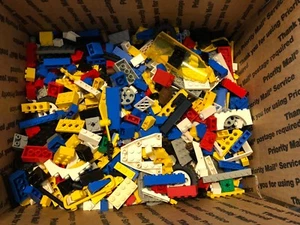 Lego Menge 5 Pfund zufällige Steine Stücke Räder mehrere Farben 2  - Bild 1 von 2