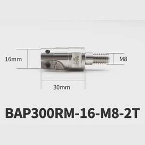 Cabezal de fresa tipo bloqueo 16 mm M8 BAP300R para insertos de fresado APKT1135 - Imagen 1 de 6