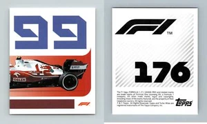 Alfa Romeo - Antonio Giovinazzi #176 Formula 1 Season 2021 Topps Sticker - Picture 1 of 1