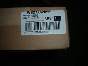 NEW OEM GE Range/Stove/Oven Cooktop INDUCTION ASSEMBLY WB27X42896 - Picture 1 of 3