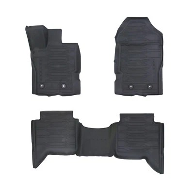 NEW OEM 20-21 Ford Ranger CREW Cab Contour Floor Liner Mat Set Weatherproof - Image 1 of 3