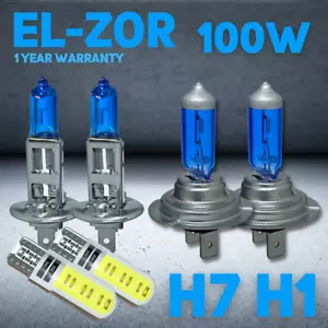 For VW Golf MK4 Hid Headlight 1997-03 Low Beam Xenon White Led Side light Bulbs - Picture 1 of 12