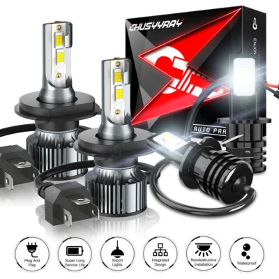 Faros antiniebla altos bajos 4 piezas Fit Suzuki XL7 2002 2003 2004 2005 6000K Foto 1 de 4