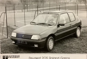 Rare Dossier De Presse 1989 PEUGEOT 205 405 ROLAND GARROS - Picture 1 of 3