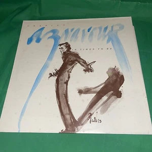 LP Charles Aznavour: In Times To Be (Barclay BALP 3) UK 1983 - Picture 1 of 5