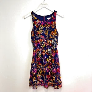 Xhilaration Vestido Floral Sin Mangas Flores Colorido Informal Verano Mujer Cremallera - Imagen 1 de 6