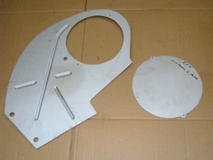 Alfa Romeo Spider 70-82 Schottblech Spritzblech mit Deckel vorne links NOS - Bild 1 von 1