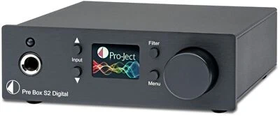 Pro-Ject Pre Box S2 Digital Digitaler Vorverstärker MQA Roon tested Schwarz - Bild 1 von 2