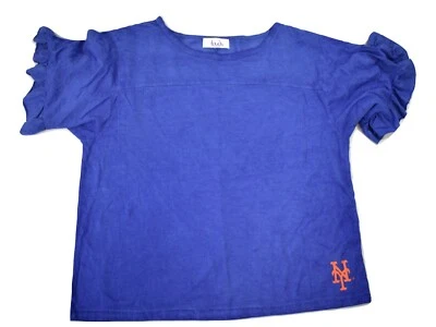 Camisa de béisbol Touch By Alyssa Milano para mujer MLB New York Mets nueva con etiquetas M Foto 1 de 4