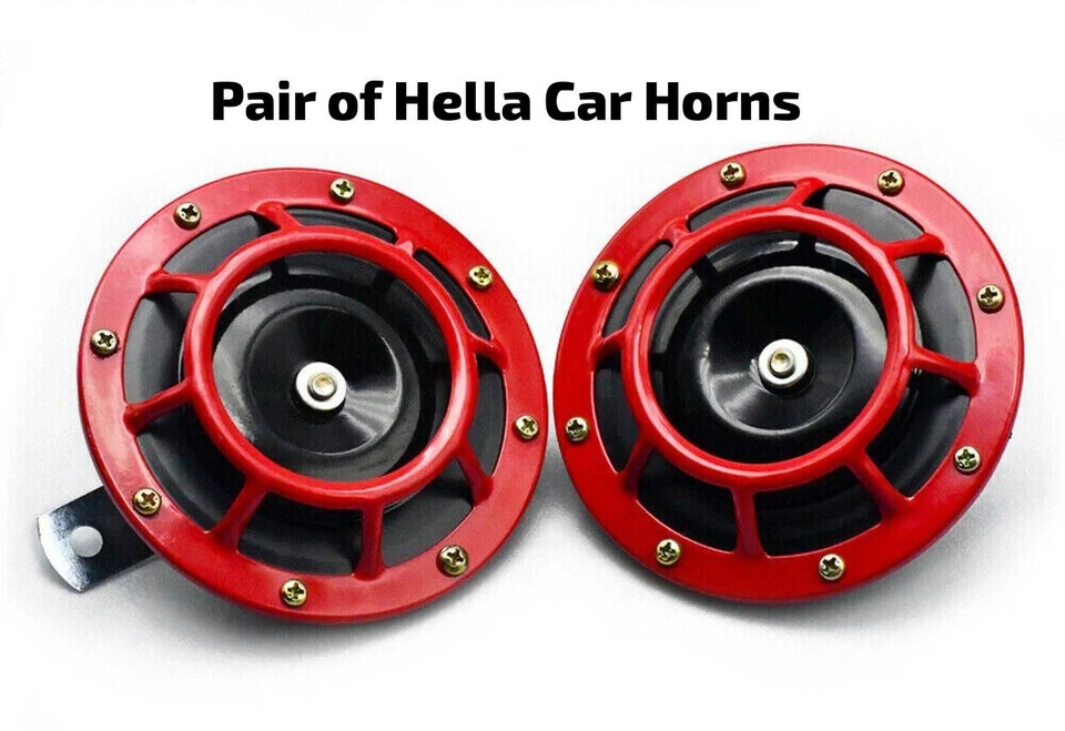 Juego de bocinas de coche Subaru Hella carcasa resistente rendimiento todoterreno duradero para todos los Subaru Hella Foto 1 de 4