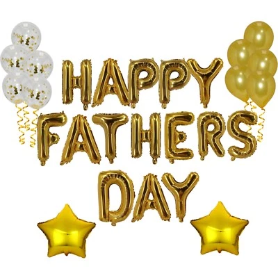 Globos Feliz Día del Padre Mejor Banner de Lámina de Papá Autoinflables Banner Globos Foto 1 de 4