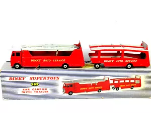 MODELO DINKY SUPERTOY No.983 PORTADOR DE COCHE Y REMOLQUE EN MUY BUEN ESTADO SIN USAR, EN CAJA - Imagen 1 de 23
