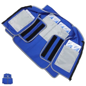  1 Set Outdoor Cooling Vest Portable Cooling Vest Clothes with Ice Packs Cooling - Picture 1 of 12