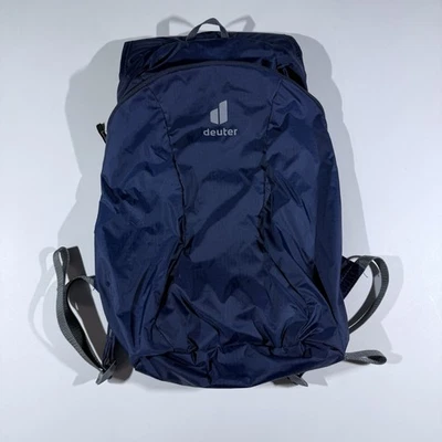 Deuter Blue Lightweight Packable Daypack Hiking Travel Backpack 18L - Image 1 of 4