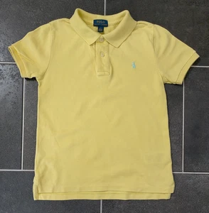Polo Ralph Lauren Yellow Polo Shirt Top Age 7 years - Picture 1 of 4