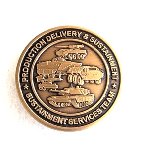 General Dynamics Land System Challenge Coin - US Army Sustainment Services Team - Picture 1 of 3