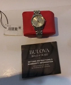 Bulova Womens Classic Quartz Two-Tone Stainless Steel Watch 98M133 - Picture 1 of 6