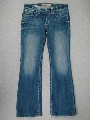 UG03405 ** большая звезда ** MADDIE загрузки покроя женские джинсы sz29L темно (rehem 32 x 32) - Изображение 1 из 4