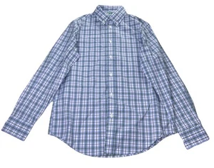 Brooks Brothers Boys Non Iron Blue Oxford Long Sleeve Dress Shirt Size 16 NWT - Picture 1 of 7