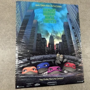 "Póster original de la película Teenage Mutant Ninja Turtles 1990 raro de colección 20"" x 16""" - Imagen 1 de 10