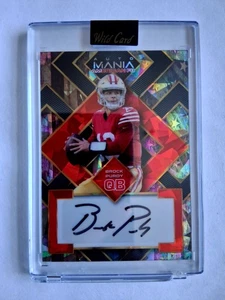 2022 WILD CARD STARS & STRIPES BROCK PURDY RC/AUTO! 1/5! 1/1! FIRST ONE! - Bild 1 von 5