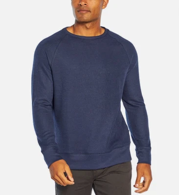 Sudadera grande Banana Republic Waffle Crew para hombre Foto 1 de 4