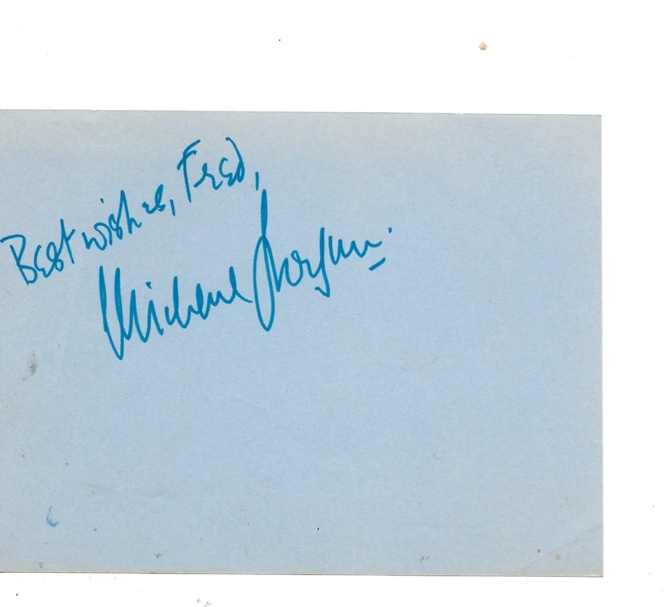 HAMMER *Scars of Dracula MICHAEL GWYNN †60 signed ALBUM PAGE/PIC *Fawlty Towers - Image 1 of 1