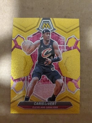 2023-24 Panini Mosaic Caris LeVert Gold Glitter Parallel 5/5 Cavaliers !! - Image 1 of 2